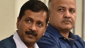 Delhi Chief Minister Arvind Kejriwal (seen in this file photo with deputy CM Manish Sisodia) has suspended the food and civil supplies commissioner Mohanjeet Singh over alleged irregularities in the ration distribution system.(Raj K Raj/HT File) Delhi Chief Minister Arvind Kejriwal (seen in this file photo with deputy CM Manish Sisodia) has suspended the food and civil supplies commissioner Mohanjeet Singh over alleged irregularities in the ration distribution system.(Raj K Raj/HT File)