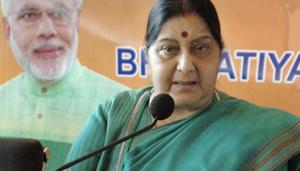 Sushma Swaraj was replying to a query about NRI husbands abandoning their wives.(PTI)