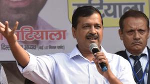 Delhi Chief Minister Arvind Kejriwal at a rally in New Delhi. The three civic bodies of Delhi have passed a censure motion against the AAP government for its ‘lukewarm response’ in releasing funds.(Vipin Kumar /HT Photo) Delhi Chief Minister Arvind Kejriwal at a rally in New Delhi. The three civic bodies of Delhi have passed a censure motion against the AAP government for its ‘lukewarm response’ in releasing funds.(Vipin Kumar /HT Photo)