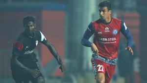 Jamshedpur FC and NorthEast United FC played out a goalless draw.(Twitter) Jamshedpur FC and NorthEast United FC played out a goalless draw.(Twitter)