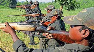 Maoist posters and handbills were recovered near a government middle school at Guria village in Gaya.(HT File Photo) Maoist posters and handbills were recovered near a government middle school at Guria village in Gaya.(HT File Photo)