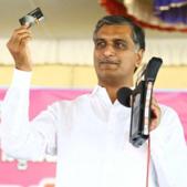 Irrigation minister T Harish Rao.(Twitter/@trsharish) Irrigation minister T Harish Rao.(Twitter/@trsharish)
