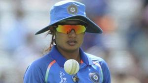 India captain Mithali Raj tosses the ball as she fields during the ICC Women's World Cup 2017.(AP) India captain Mithali Raj tosses the ball as she fields during the ICC Women's World Cup 2017.(AP)