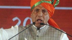 Union home minister Rajnath Singh(PTI) Union home minister Rajnath Singh(PTI)