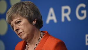 Britain's Prime Minister Theresa May continued to insist during the G20 summit in Argentina that the current withdrawal agreement is the only one on the table and that it is in the national interest.(AP) Britain's Prime Minister Theresa May continued to insist during the G20 summit in Argentina that the current withdrawal agreement is the only one on the table and that it is in the national interest.(AP)