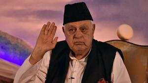 Former J&K Chief Minister Dr Farooq Abdullah.(Amal KS/HT PHOTO) Former J&K Chief Minister Dr Farooq Abdullah.(Amal KS/HT PHOTO)