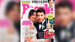 Priyanka Chopra and Nick Jonas’ exclusive wedding pictures were shared by People magazine.(People Magazine / Instagram) Priyanka Chopra and Nick Jonas’ exclusive wedding pictures were shared by People magazine.(People Magazine / Instagram)