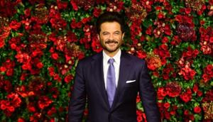 Anil Kapoor at Deepika and Ranveer’s Mumbai wedding reception.(IANS) Anil Kapoor at Deepika and Ranveer’s Mumbai wedding reception.(IANS)