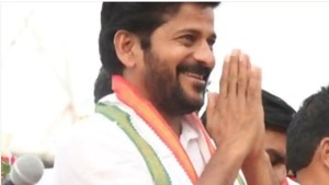 Telangana assembly elections 2018: Revanth Reddy, is contesting as a Congress candidate from Kodangal assembly constituency, and had had earlier called for a shutdown in the town to protest the alleged police raids on his associates to search for unaccounted money.(Revanth Reddy/Twitter Photo)