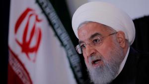 Iran's President Hassan Rouhani said the United States would not succeed in cutting Iran’s economic ties with the region and the world.(REUTERS) Iran's President Hassan Rouhani said the United States would not succeed in cutting Iran’s economic ties with the region and the world.(REUTERS)