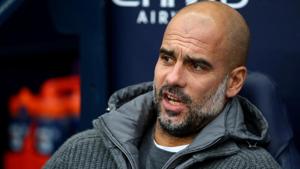 Josep Guardiola manager of Manchester City looks on prior to the start of the Premier League match between Manchester City and AFC Bournemouth.(Getty Images) Josep Guardiola manager of Manchester City looks on prior to the start of the Premier League match between Manchester City and AFC Bournemouth.(Getty Images)