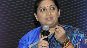 Smriti Irani on Tuesday alleged that the ruling TRS had ‘failed’ to take the central schemes to people at the grass root level.(PTI) Smriti Irani on Tuesday alleged that the ruling TRS had ‘failed’ to take the central schemes to people at the grass root level.(PTI)