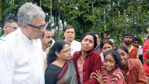 Trinamool Congress leaders MP Derek O'Brien and Mamata Bala Thakur meet the family members of those who were killed by suspected ULFA militants, at Dhola in Tinsukia district of Assam on Nov 4, 2018.(PTI file photo) Trinamool Congress leaders MP Derek O'Brien and Mamata Bala Thakur meet the family members of those who were killed by suspected ULFA militants, at Dhola in Tinsukia district of Assam on Nov 4, 2018.(PTI file photo)