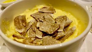 Scrambled eggs with truffles. Scrambled eggs with truffles.