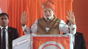 PM Modi addressed 13 public meetings during the two-week campaign period. PM Modi addressed 13 public meetings during the two-week campaign period.