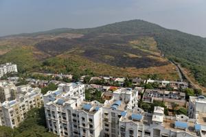 We may not ever know the extent to which the fire affected the Aarey colony, the forest taken from the Sanjay Gandhi National Park but not designated as a forest, for there is little clarity from the Maharashtra government.(Satyabrata Tripathy/HT Photo) We may not ever know the extent to which the fire affected the Aarey colony, the forest taken from the Sanjay Gandhi National Park but not designated as a forest, for there is little clarity from the Maharashtra government.(Satyabrata Tripathy/HT Photo)
