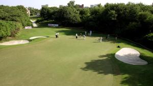 File photo of the Delhi Golf Club. The club had earlier denied the allegations of illegal cutting of trees on its premises.(HT Photo) File photo of the Delhi Golf Club. The club had earlier denied the allegations of illegal cutting of trees on its premises.(HT Photo)