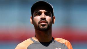 File image of Bhuvneshwar Kumar.(REUTERS) File image of Bhuvneshwar Kumar.(REUTERS)