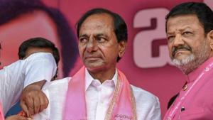 TRS Supremo and Telangana Chief Minister K Chandrasekhar Rao. While the battle is now primarily framed as one between TRS and the Maha Kootami, each of these five actors has a distinct public narrative about what it stands for and its own private motivations.(PTI Photo) TRS Supremo and Telangana Chief Minister K Chandrasekhar Rao. While the battle is now primarily framed as one between TRS and the Maha Kootami, each of these five actors has a distinct public narrative about what it stands for and its own private motivations.(PTI Photo)