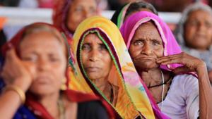 Gujarat-based Bhartiya Tribal Party or BTP, is reaching out to tribal voters, especially the younger population.(PTI) Gujarat-based Bhartiya Tribal Party or BTP, is reaching out to tribal voters, especially the younger population.(PTI)