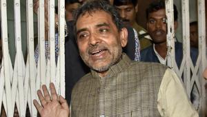 Upendra Kushwaha is scheduled to address a rally at Motihari on Thursday.(PTI/File Photo) Upendra Kushwaha is scheduled to address a rally at Motihari on Thursday.(PTI/File Photo)