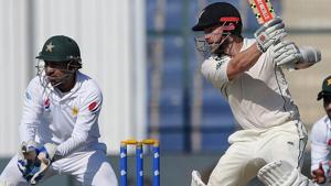 Pakistan vs New Zealand 3rd Test Day 4: Pakistan face New Zealand on Day 4 of their third Test match in Abu Dhabi.(AFP) Pakistan vs New Zealand 3rd Test Day 4: Pakistan face New Zealand on Day 4 of their third Test match in Abu Dhabi.(AFP)