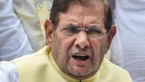 A video of the comment was put out on Twitter by news agency ANI, following which Sharad Yadav came under attack on the social media platform.(PTI) A video of the comment was put out on Twitter by news agency ANI, following which Sharad Yadav came under attack on the social media platform.(PTI)