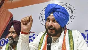 Congress leader and Punjab minister Navjot Singh Sidhu has been advised bed rest for five days after an “exhaustive” 17-day election campaign, a statement issued by his office said this morning.(PTI) Congress leader and Punjab minister Navjot Singh Sidhu has been advised bed rest for five days after an “exhaustive” 17-day election campaign, a statement issued by his office said this morning.(PTI)