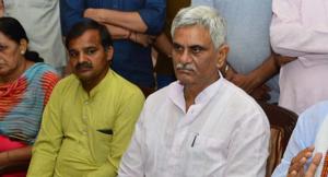 BJP minister Manish Grover(Manoj Dhaka/HindustanTimes) BJP minister Manish Grover(Manoj Dhaka/HindustanTimes)