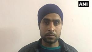 Jeetendra Malik alias Jeetu Fauji was arrested by the UP police after his unit based in Kashmir handed him over to the team investigating the killing of inspector Subodh Kumar Singh in the violence that broke out in Bulandshahr on Monday .(ANI/Twitter) Jeetendra Malik alias Jeetu Fauji was arrested by the UP police after his unit based in Kashmir handed him over to the team investigating the killing of inspector Subodh Kumar Singh in the violence that broke out in Bulandshahr on Monday .(ANI/Twitter)