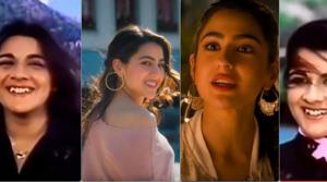 Sara Ali Khan looks like a mirror image of her mother, Amrita Singh.(Simmba trailer, Betaab songs/YouTube) Sara Ali Khan looks like a mirror image of her mother, Amrita Singh.(Simmba trailer, Betaab songs/YouTube)