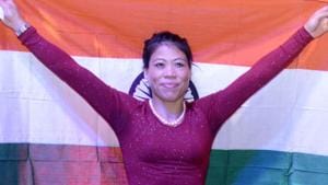 Boxer MC Mary Kom, world champion and Olympic medal winner spoke to students of a coaching institute in Kota on December 9, 2018.(AH Zaidi / HT Photo) Boxer MC Mary Kom, world champion and Olympic medal winner spoke to students of a coaching institute in Kota on December 9, 2018.(AH Zaidi / HT Photo)