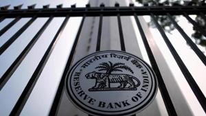The Reserve Bank of India (RBI) seal is pictured on a gate outside the RBI headquarters in Mumbai.(REUTERS) The Reserve Bank of India (RBI) seal is pictured on a gate outside the RBI headquarters in Mumbai.(REUTERS)
