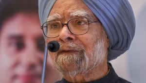 Former prime minister Manmohan Singh alleged Monday the BJP-led central government was taking the country towards a “wrong path” and the nation’s freedom could be under threat due to its actions.(PTI File Photo) Former prime minister Manmohan Singh alleged Monday the BJP-led central government was taking the country towards a “wrong path” and the nation’s freedom could be under threat due to its actions.(PTI File Photo)