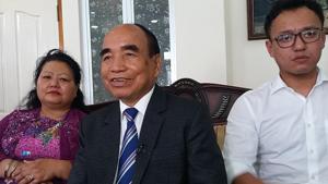 Mizo National Front president Zoramthanga is set to reurn as Mizoram CM(HT Photo) Mizo National Front president Zoramthanga is set to reurn as Mizoram CM(HT Photo)