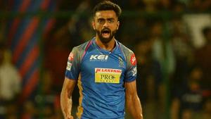 Jaydev Unadkat is the most expensive Indian in the IPL auction 2019(AFP) Jaydev Unadkat is the most expensive Indian in the IPL auction 2019(AFP)