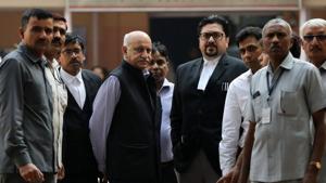 Former Union minister MJ Akbar has been accused of sexual harassment by a number of women at various stages of his journalistic career.(REUTERS) Former Union minister MJ Akbar has been accused of sexual harassment by a number of women at various stages of his journalistic career.(REUTERS)