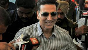Bollywood actor Akshay Kumar at Chandigarh airport after appearing before the Special Investigation Team (SIT) of Punjab Police in connection with the 2015 police firing incidents at Behbal Kalan and Kotkapura in the state following cases of sacrilege in Faridkot, in Chandigarh, Nov.21, 2018.(PTI File) Bollywood actor Akshay Kumar at Chandigarh airport after appearing before the Special Investigation Team (SIT) of Punjab Police in connection with the 2015 police firing incidents at Behbal Kalan and Kotkapura in the state following cases of sacrilege in Faridkot, in Chandigarh, Nov.21, 2018.(PTI File)