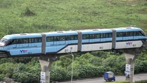 The Monorail service was started from Chembur to Wadala in Mumbai, on September 1, 2018.(Kunal Patil/HT File) The Monorail service was started from Chembur to Wadala in Mumbai, on September 1, 2018.(Kunal Patil/HT File)