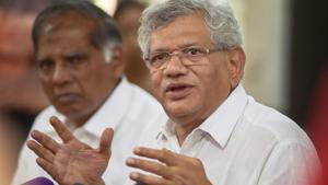 Communist Party of India (Marxist) General Secretary Sitaram Yechury.(PTI file photo) Communist Party of India (Marxist) General Secretary Sitaram Yechury.(PTI file photo)