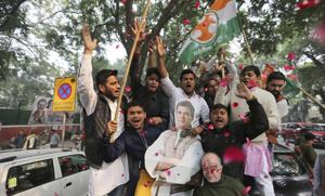 The elections have highlighted the fact that Rahul Gandhi has emerged as a full-fledged national leader in his own right, despite all attempts by the powers that be to humiliate and denigrate him(AP) The elections have highlighted the fact that Rahul Gandhi has emerged as a full-fledged national leader in his own right, despite all attempts by the powers that be to humiliate and denigrate him(AP)