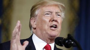 US President Donald Trump reacted quickly on Friday night to a ruling by a federal judge in Texas that Obamacare was unconstitutional.(AP) US President Donald Trump reacted quickly on Friday night to a ruling by a federal judge in Texas that Obamacare was unconstitutional.(AP)