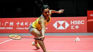 PV Sindhu beat Nozomi Okuhara in the final of the BWF Tour finals.(AFP) PV Sindhu beat Nozomi Okuhara in the final of the BWF Tour finals.(AFP)