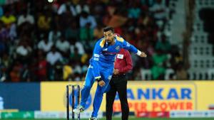 Varun Chakaravarthy was bought for 8.4 crore by Kings XI Punjab.(TNPL Image) Varun Chakaravarthy was bought for 8.4 crore by Kings XI Punjab.(TNPL Image)