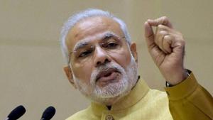 Prime Minister Narendra Modi on Tuesday suggested that a case study of the socio-political history of last four to five decades by way of cartoons be taken up by a university in Maharashtra(PTI) Prime Minister Narendra Modi on Tuesday suggested that a case study of the socio-political history of last four to five decades by way of cartoons be taken up by a university in Maharashtra(PTI)