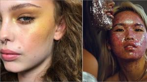 A yellow blush or a halo brow, weird nails or rainbow hair, glassy lips or glitter face, you got it all for style inspirations.(Instagram) A yellow blush or a halo brow, weird nails or rainbow hair, glassy lips or glitter face, you got it all for style inspirations.(Instagram)