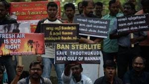Indian residents along with their children hold placards and shout slogan demanding to shutdown a copper smelter company 'Sterlite' at Thoothukudi in Chennai on April 01, 2018.(AFP file photo) Indian residents along with their children hold placards and shout slogan demanding to shutdown a copper smelter company 'Sterlite' at Thoothukudi in Chennai on April 01, 2018.(AFP file photo)