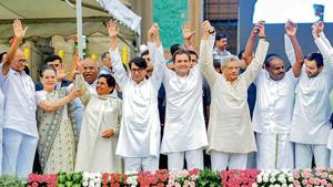 Rahul Gandhi is likely to discuss the seat-sharing issue with RJD leader Tejashwi Yadav, RLSP president Upendra Kushwaha and Jitin Ram Manjhi of the Hindustan Awam Morcha .(File Photo) Rahul Gandhi is likely to discuss the seat-sharing issue with RJD leader Tejashwi Yadav, RLSP president Upendra Kushwaha and Jitin Ram Manjhi of the Hindustan Awam Morcha .(File Photo)