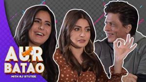 <p>Zero stars Shah Rukh Khan, Anushka Sharma and Katrina Kaif get candid in an interview with RJ Stutee in this latest episode of Aur Batao. Shah Rukh rates co-stars Anushka Sharma and Katrina Kaif on a scale of 1 to 100, Katrina reveals the one thing she'd love to have and Anushka talks about having a magic wand that'll help her switch off her mind at will. Aur Batao is not your regular photoshopped chat show this, but makes hanging out with celebs a whole different (and fun) ballgame.</p>