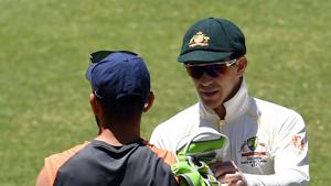 Australia's captain Tim Paine (R) shakes hand with Indian captain Virat Kohli after winning the second Test cricket match between Australia and India in Perth on December 18, 2018(AFP) Australia's captain Tim Paine (R) shakes hand with Indian captain Virat Kohli after winning the second Test cricket match between Australia and India in Perth on December 18, 2018(AFP)